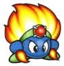 Artwork de Burning Leo en Kirby Super Star.