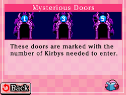 DS / DSi - Kirby Mass Attack - Survival Rush Boss Doors - The