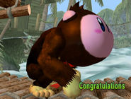Kirby's Congratulations Screen (All-Star Mode)