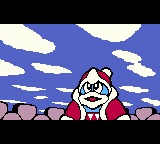 King Dedede as he appears in the ending of Kirby's Dream Land 2.