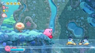 En Kirby's Return to Dream Land Deluxe.