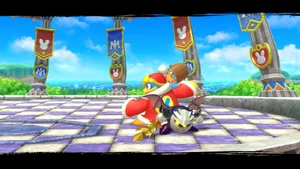 The imposter Waddle Dees pose.