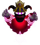 The Master Crown atop Traitor Magolor's EX head