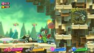 Kirby Star Allies (mural alongside Dark Meta Knight)