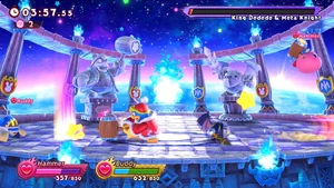 Meta Knight shoots a Sword Beam.