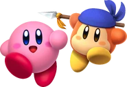 Kirby y Waddle Dee pañuelo.