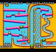 In Kirby's Toy Box - Ball Rally, Kirby becomes an angel upon being KO'd.