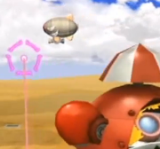 Bombetty im Hintergrund in Kirby's Adventure Wii