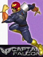 Arte de Captain Falcon en Super Smash Bros. Melee