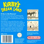 Kirby's Dream Land covertura