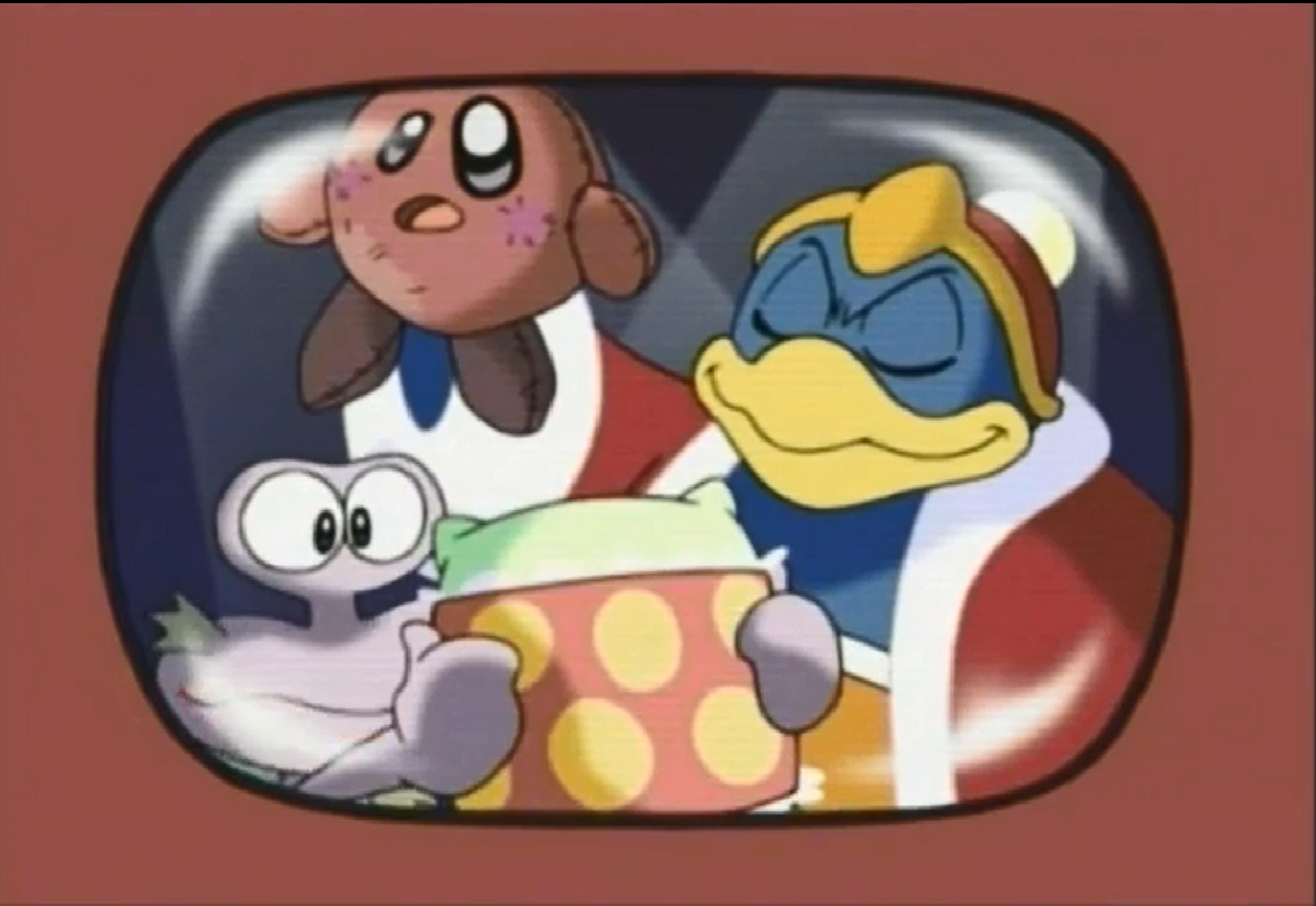 Kirby pillow eats your head hot sale
