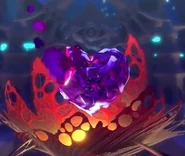Near the end of the game, Hyness rebuilds the heart with the Jamba heart shards.