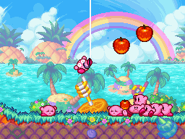 A Kirby fell for Turiee's trap.