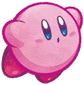 Kirby Flotando.