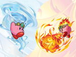 Tornado and Fire Kirby