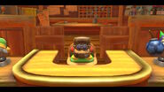 Weapons-Shop Waddle Dee pulls down his goggles.