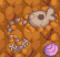 A Snoozroot's skeleton is buried underground.