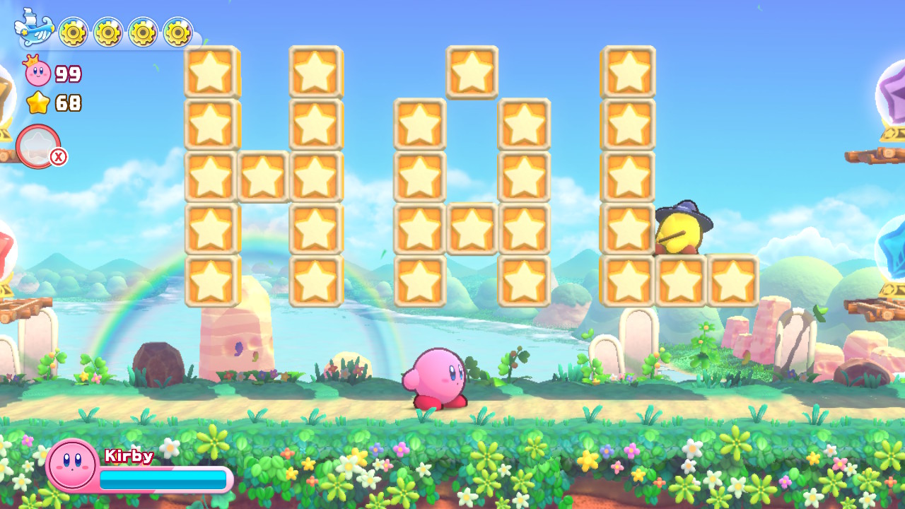 Kirby's Dream Buffet gameplay overview shows modes, Kirby Car Cake