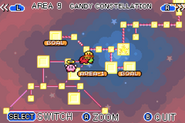 The complete map of Candy Constellation.