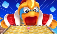 Un Rey Dedede gigante, posiblemente un nuevo jefe.