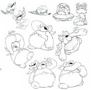The concept art of Squeakers