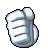 Sprite de Master Hand en Kirby y el Laberinto de los Espejos (Puño).