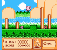 Spiel-Szene aus Kirby's Adventure