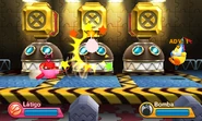 En Kirby Fighters Deluxe.