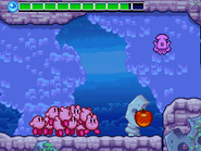 The Kirbys find a purple Squister.