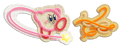 Kirby defeating a Waddle Dee