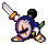 Sprite Meta Knight Samurai Kirby (KSS)
