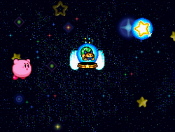 Tercera pantalla en Kirby Super Star Ultra.