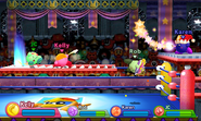 En Combate Kirby y Kirby Fighters Deluxe.