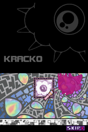 Drawcia paints Kracko into existence.