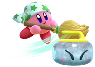 En Kirby Star Allies (con Limpiador).