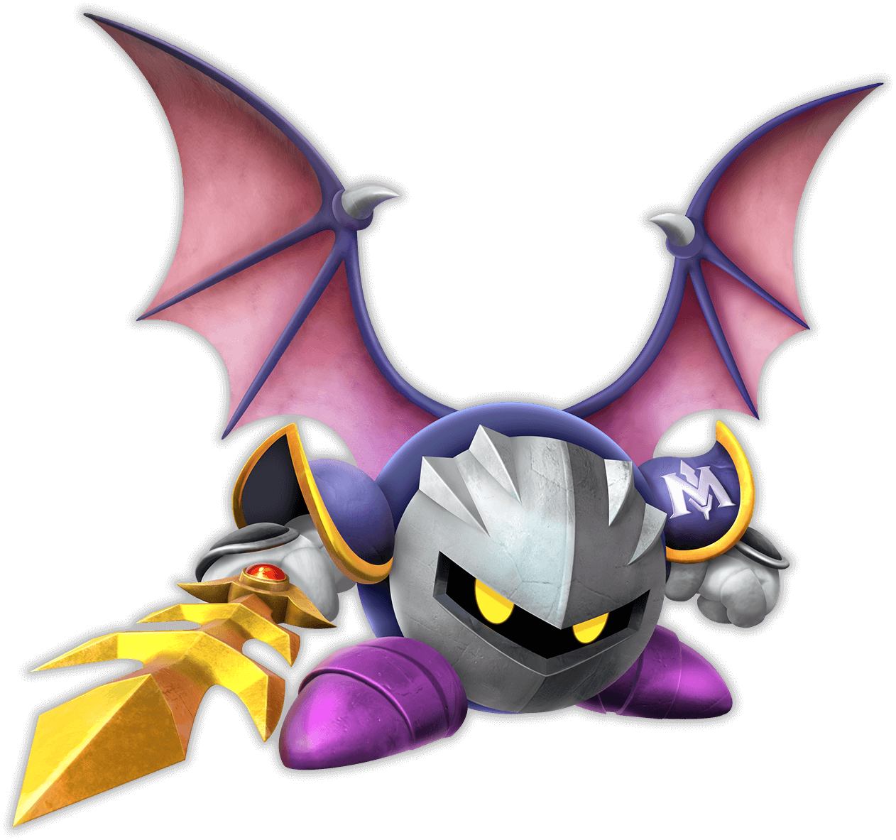 kirby meta knight coloring pages