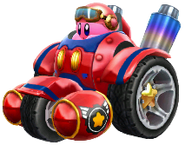 Wheel Robobot Armor Mode from Kirby: Planet Robobot