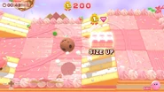Kirby prepares to slam into the ground with Stone.