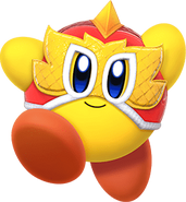 En Kirby Fighters 2 (Kirby Amarillo).