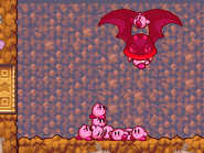 Battybat grabs a Kirby.