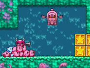 Gravey morado levantando el vuelo.