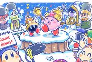 Artwork del Twitter de Kirby.