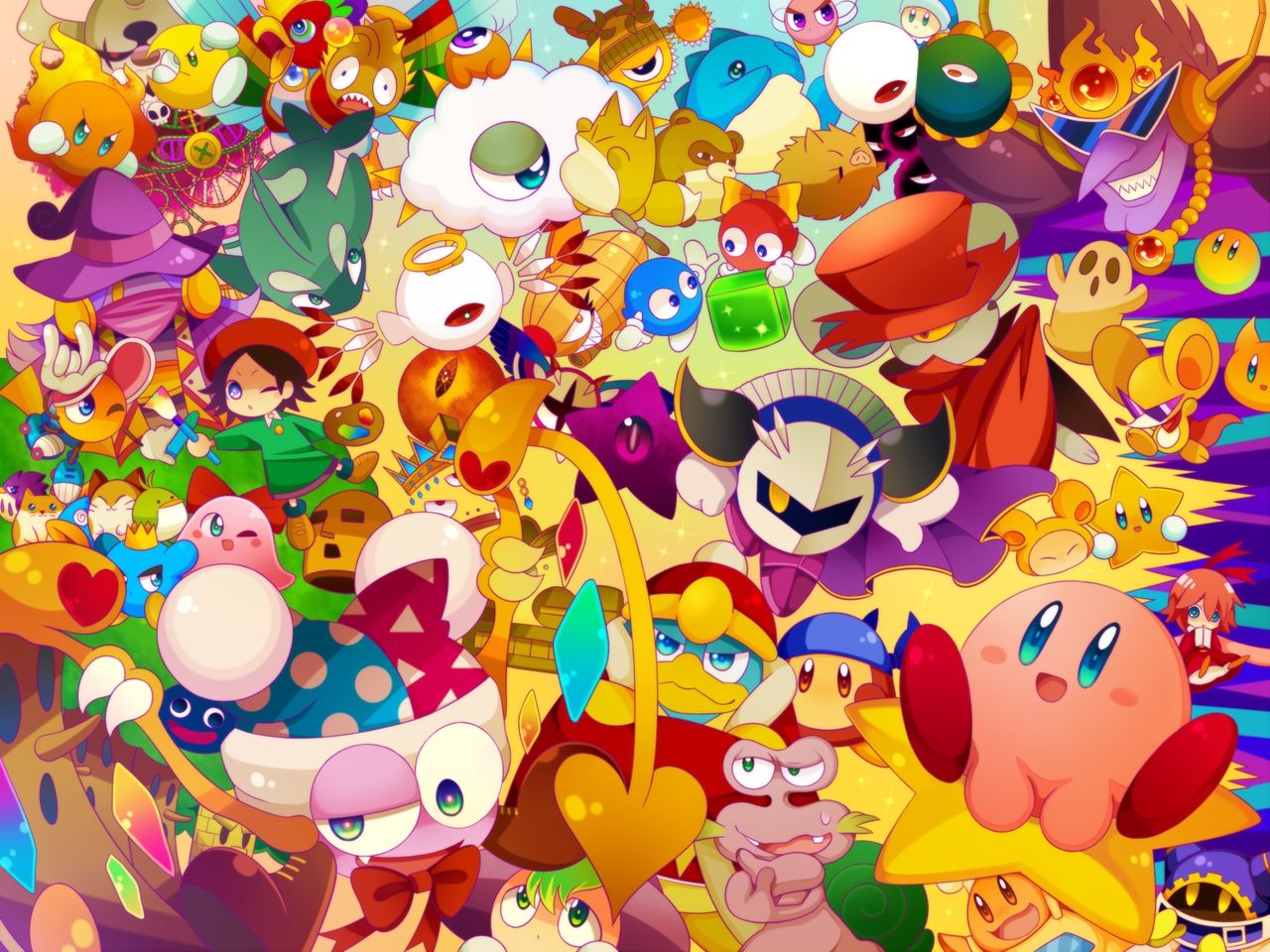 Actualizar 56+ imagen todos los personajes de kirby