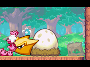 Big Soarar protects its egg.