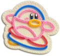 Kirby in his Spin Boarder form