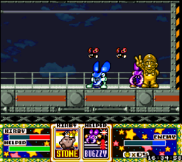 Kirby transforms into a statue of  in . This is one of the many cameos within the Kirby series.