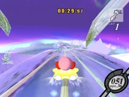 Panorama of the landscape below