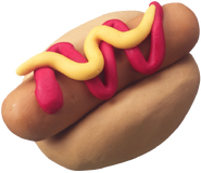 Kirby and the Rainbow Curse (hot dog)