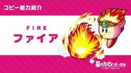 Kirby of the Stars Copy Ability "Fire" Introduction Video