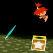 槍を投げるヤリコ（星のカービィ64）